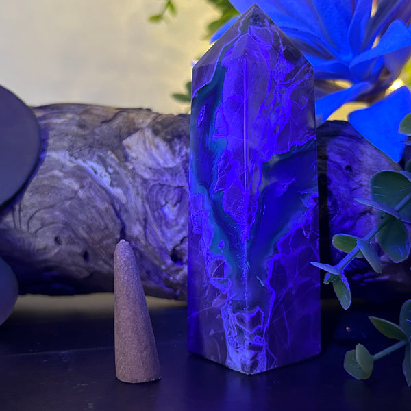 Volcano Agate (UV Reactive) | Protection and Transformation