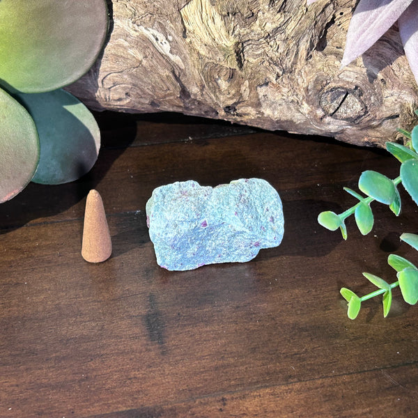 Fuchsite with Rubies (UV Reactive) | Compassion & Connections