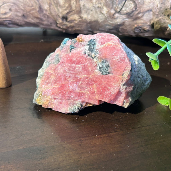 Rhodochrosite with Sphalerite & Fluorite (UV Reactive) | Clarity and Grounding