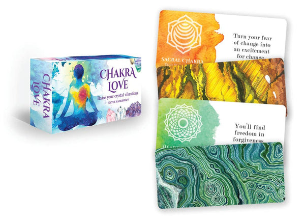 Chakra Love: Raise Your Crystal Vibrations Mini Cards - Lucid Willow - Oracle Deck