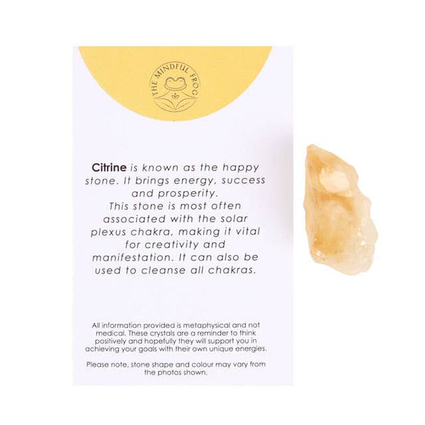 Citrine Natural Rough Crystal | Citrine Pocket Stone - Lucid Willow - Crystal