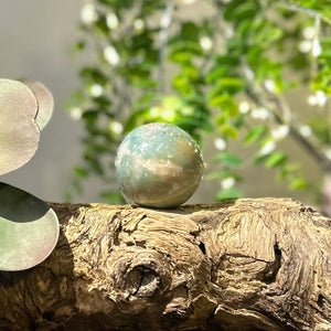 Fancy Jasper Crystal Sphere #S004 | 47mm Diameter - Lucid Willow - Crystal