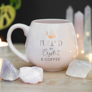 Crystals Coffee Mug - Pink Crystal Design Mug