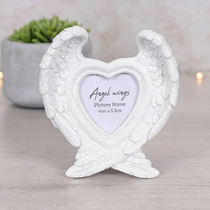 Glitter Angel Wing Photo Frame - Lucid Willow - Home Decor