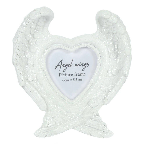Glitter Angel Wing Photo Frame - Lucid Willow - Home Decor