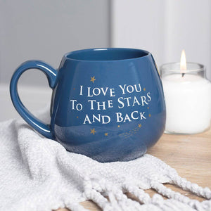 Stars and Back Mug - Love Message Ceramic Mug