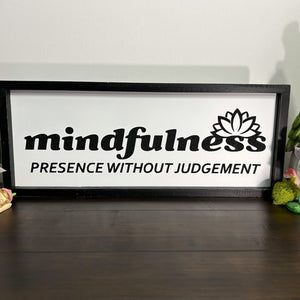 Mindfulness: Presence without Judgement | Wall Decor - Lucid Willow - Home Decor