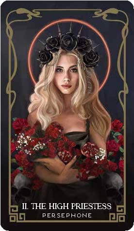 Mythos Tarot Cards: IL The High Priestess