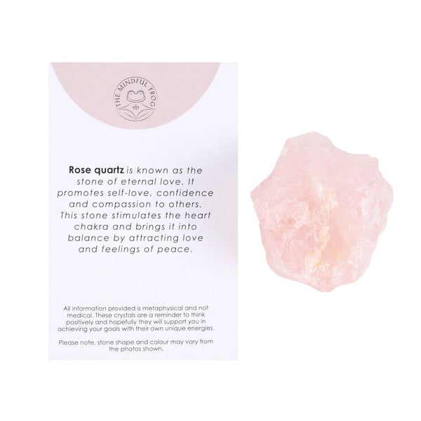 Rose Quartz Natural Rough Crystal | Rose Quartz Pocket Stone - Lucid Willow - Crystal