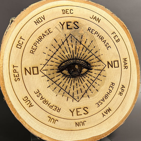 Seeing Eye Pendulum Board - Handcrafted Live Birch - Lucid Willow - Pendulum Board