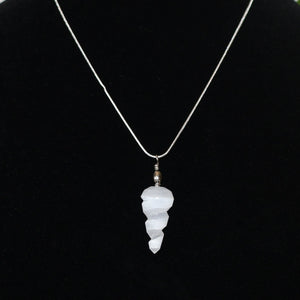 Selenite Spiral Necklace - Lucid Willow - Necklace