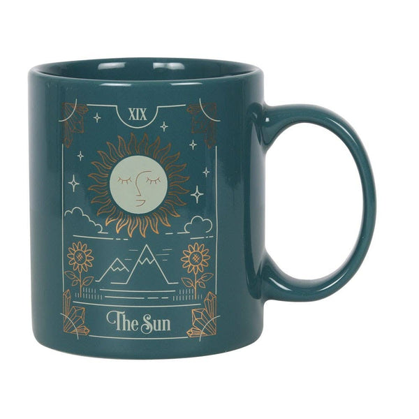 The Sun Tarot Card Mug | Ceramic Mug - Lucid Willow - Home Goods