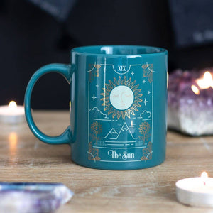 The Sun Tarot Card Mug | Ceramic Mug - Lucid Willow - Home Goods